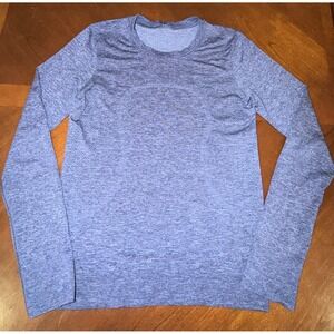 Lululemon Swiftly Relaxed Long Sleeve Shirt  Navy Blue‎ Size 4